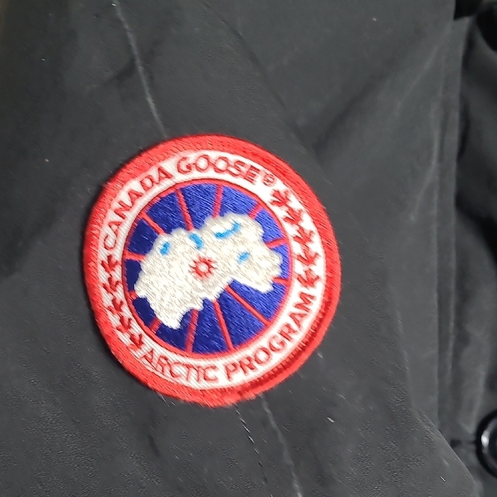 Canada Goose Black Jacket with Fur Hood - Picture 7 of 16